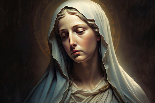 Virgin Mary Mother Of Jesus, Generative AI