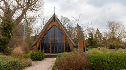 Haus in Ahrenshoop, Fischerkirche.