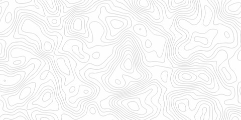 Topographic map. Geographic mountain relief. Abstract lines background. Contour maps. Vector illustration, Topo contour map on white background, Topographic contour lines vector map seamless pattern.