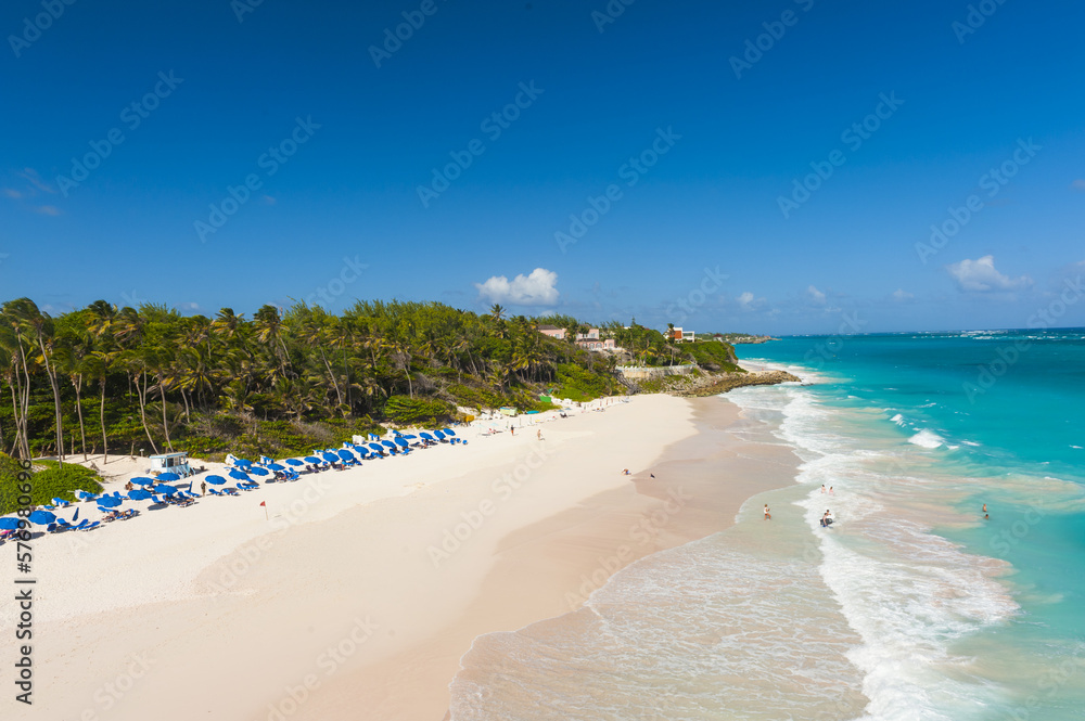 Canvas Prints crane beach in barbados