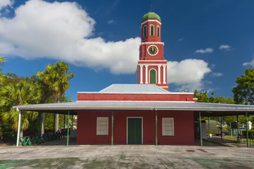 Deurstickers Barbados clock tower © Fyle