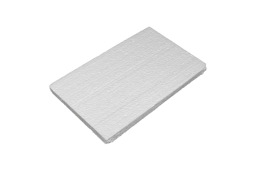 Foam board isolated on white background.