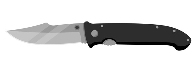 Jackknife. Cute jackknife isolated on white background. Vector illustration