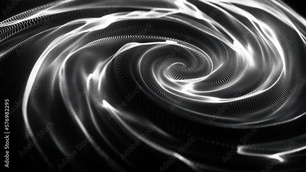 Poster abstract background with connecting dots. abstract point digital wave of particles. the whirlpool of