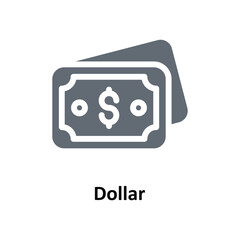 Dollar  Vector   solid Icons. Simple stock illustration stock
