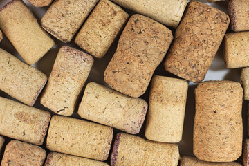 Abstract background of wine corks