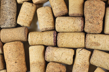 Abstract background of wine corks
