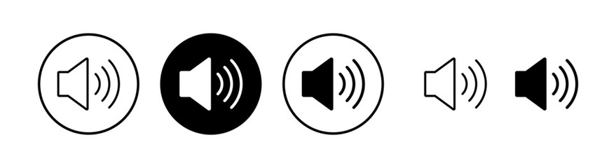 Speaker icon vector illustration. volume sign and symbol. loudspeaker icon. sound symbol