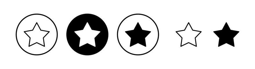 Fototapeta premium Star Icon vector illustration. rating sign and symbol. favourite star icon