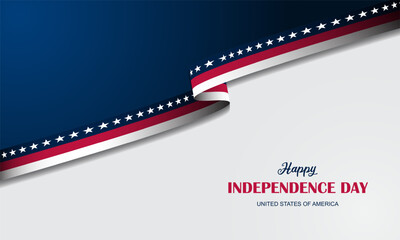 Happy Independence Day USA 4th of July background design