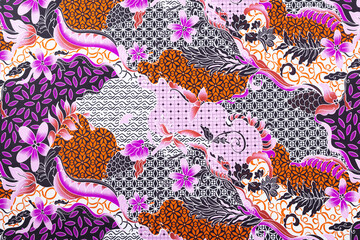 The Beautifu fabric pattern background