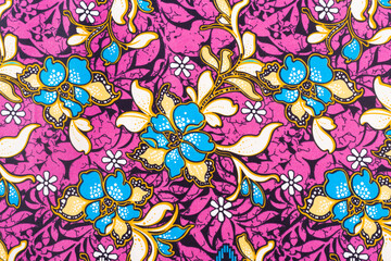 The beautiful of art Malaysian and Indonesian Batik Pattern