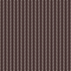 Old burgundy & linen small herringbone