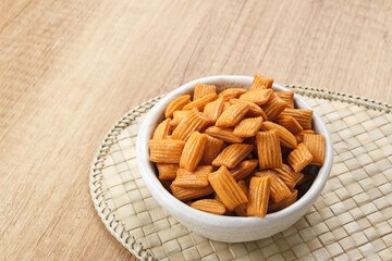 Pang Pang, Indonesian traditional snack, shaped like a pillow
