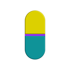 Capsule icon template PNG