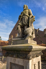 Fototapeta na wymiar statue of Charles de Brimeu