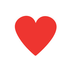 Fototapeta premium heart, love, icon,color, vector, illustration, design, logo, template, flat, trendy,collection