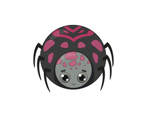 Butterfly worm vector isolated color icon. Butterfly worm animal vector icon. Butterfly worm icon