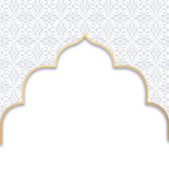 Beautiful ramadan kareem design with mandala