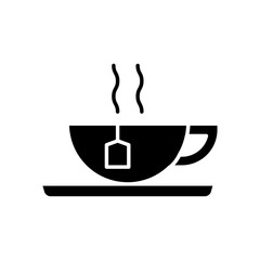 Coffee cup icon vector. tea cup illustration sign. Hot drink symbol or logo.