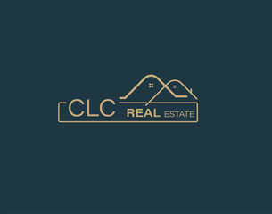 CLC Real Estate and Consultants Logo Design Vectors images. Luxury Real Estate Logo Design