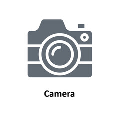 Camera Vector  Solid Icons. Simple stock illustration stock