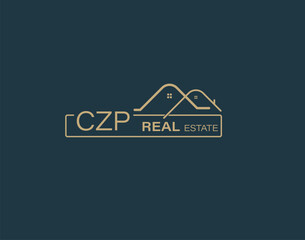CZP Real Estate and Consultants Logo Design Vectors images. Luxury Real Estate Logo Design