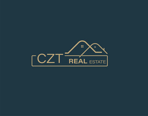 CZT Real Estate and Consultants Logo Design Vectors images. Luxury Real Estate Logo Design