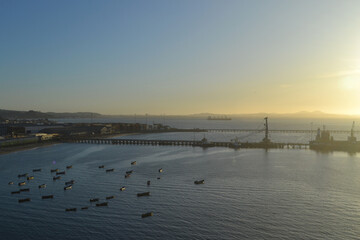a small bay on the coast of Chile