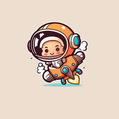 ocket outer space chibi icon character design cartoon spacecraft astronomy space exploration adventure digital art space art stars planets moon mars galaxies universe spaceflight rocket launch cosmos 