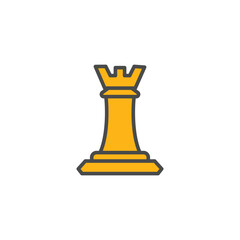 chess, icon,color, vector, illustration, design, logo, template, flat, trendy,collection