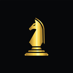 gold, chess, icon, vector, illustration, design, logo, template, flat, trendy,collection