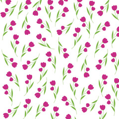 seamless pattern with flowers