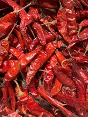 Red dry spicy chilli background new pictures