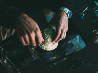straw hat maker