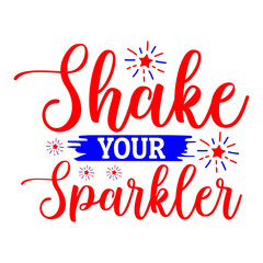 Shake your sparkler svg