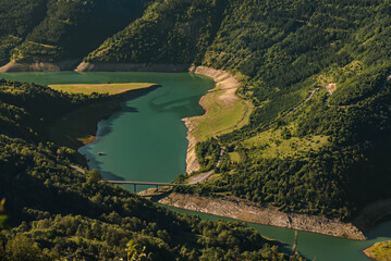 Zavoj Lake View from Kozji Kamen Viewpoint