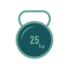 barbell, icon,color, vector, illustration, design, logo, template, flat, trendy,collection