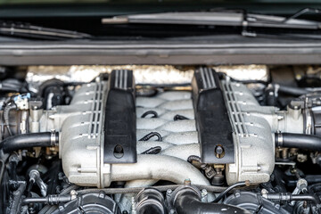 high performance sports car engine