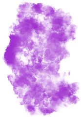 Purple Gradient Smoke Abstract Shape