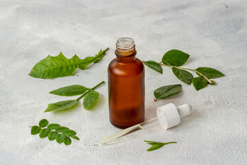 Cosmetic product - medical herbal essential oil dropper bottle