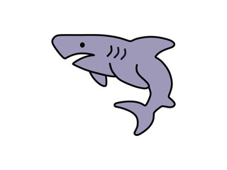 light blue sharks roam around looking for prey