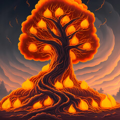 Tree on Fire