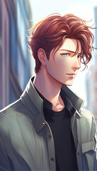 Chestnut man, AI Generated