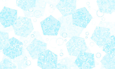 Naklejka premium refreshing background. Perfect texture for summer. An image of ice and water.