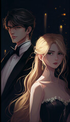 Wedding couple, AI Generated