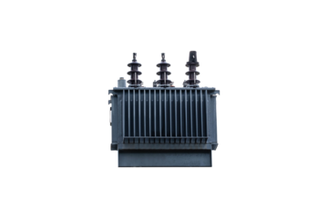 high-voltage transformer on transparent background, PNG File
