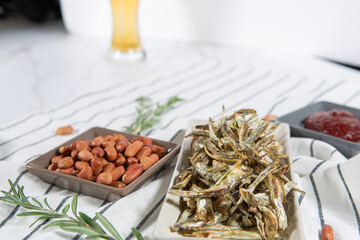 Beer, Peanuts, and Dried Anchovies
