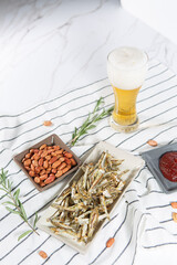 Beer, Peanuts, and Dried Anchovies