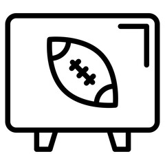 American football line 